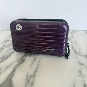 Rimowa Thai Airways Royal First Class Amenity Kit Purple Hardshell Mini Case